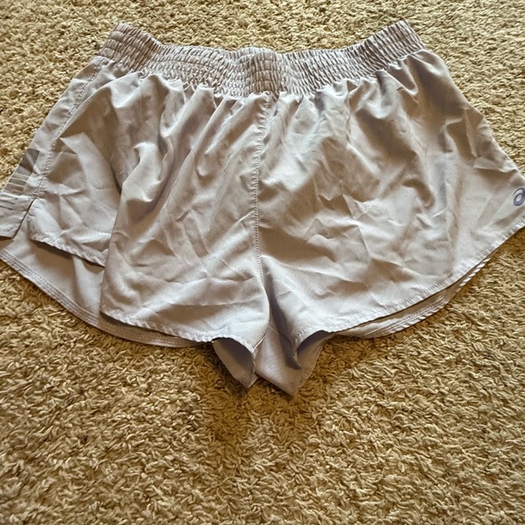 Asics Women's Light Gray Athletic Shorts - Picture 1 of 3
